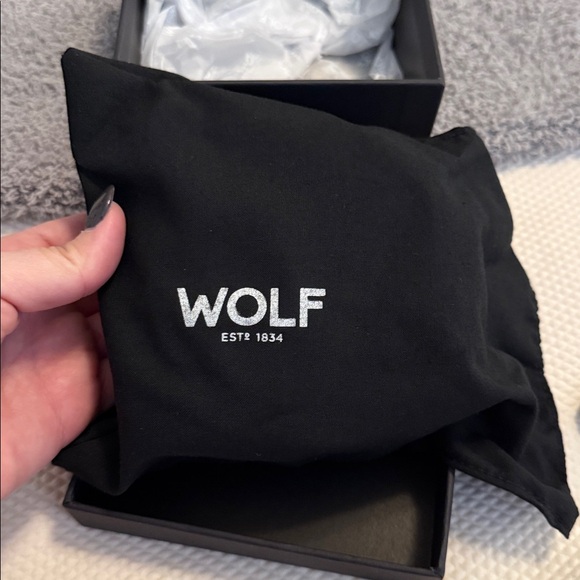 NWT Wolf Sophia Rose Quartz Jewelry Case - Picture 3 of 4